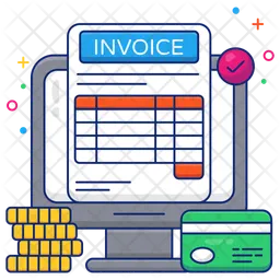 Invoice Icon - Download in Flat Style