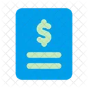 Invoice Billing Receipt Icon