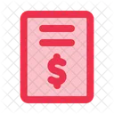 Invoice Bill Receipt Icon