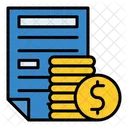 Invoice Currency Dollar Icon