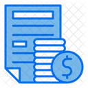 Invoice Currency Dollar Icon