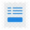Invoice Payment Bill Icon