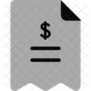 Invoice Bank Money Icon