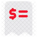 Invoice Receipt Payment Icon