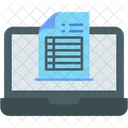 Invoice Document Digital Money Icon