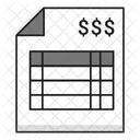 Invoice Icon Billing Document Payment Request Icon