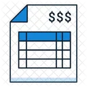Invoice Icon Billing Document Payment Request Icon