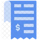 Invoice Money Receipt Icon