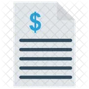 Invoice File Document Icon