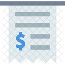 Bill Invoice Payment Receipt Icon