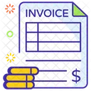 Invoice Bill Payment Shopping Bill Icon