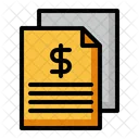 Invoice Bill Statement Icon