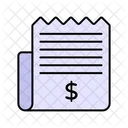 Invoice Bill Receipt Icon