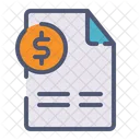Invoice Document Accounting Icon