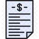 Invoice Bill File Icon