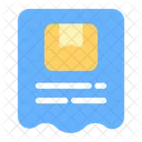 Invoice Receipt Package Box Icon
