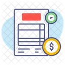 Invoice Bill Receipt Icon