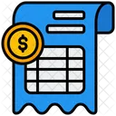 Invoice Bill Financial Icon