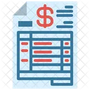 Invoice Business Bill Icon