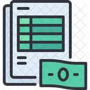 Invoice Payment Ticket Icon