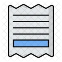 Invoice Bill Receipt Icon