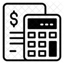 Invoice Calculation Billing Icon