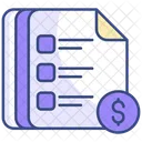 Invoice document  Icon