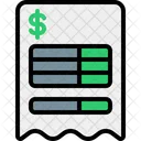 Invoice Bill Bills Icon