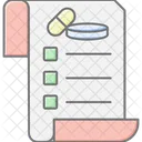 Invoice Lineal Color Icon Icon