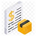 Invoice Bill Payment Slip Icon