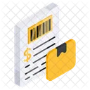 Invoice Bill Payment Slip Icon