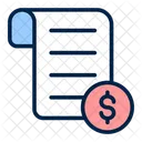 Invoice Bill Receipt Icon