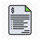 Invoice Bill Receipt Icon