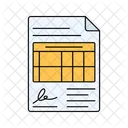 Invoice Bill Receipt Icon