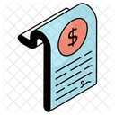 Invoice Bill Receipt Icon