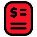 Invoice Money File Icon