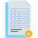 Invoice Quotation Paper Icon