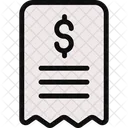 Invoice Receipt Bill Icon