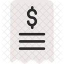 Invoice Receipt Bill Icon