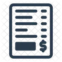 Invoice  Icon