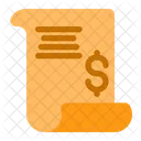 Invoice Tax Bill Icon