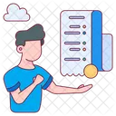 Invoice Bill Receipt Icon