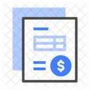 Invoice  Icon