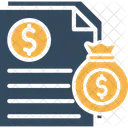 Invoice Report Document Report Income Report Icon