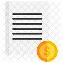 Invoice Bill Receipt Icon