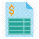 Invoice Account Accounting Icon