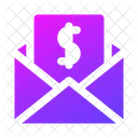 Invoice Letter Salary Mail Invoice Mail Icon