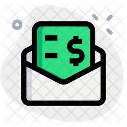 Invoice Mail  Icon