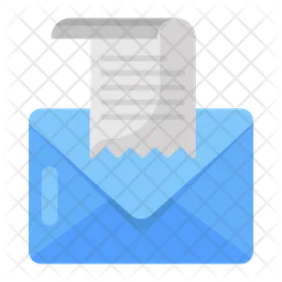 Invoice Mail  Icon