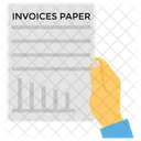 Invoice Paper Statement Bill Icon
